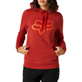 Fox Racing Women's Boundary Hooded Sweatshirt Red Clay