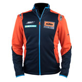 KTM Replica Team Softshell Zip-Up Jacket Orange/Navy