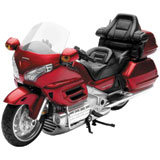 New Ray Die-Cast 2010 Honda Goldwing Motorcycle Toy Replica Burgundy