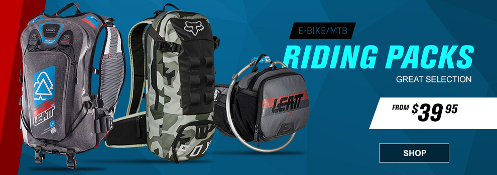 Ebike and MTB Riding Packs